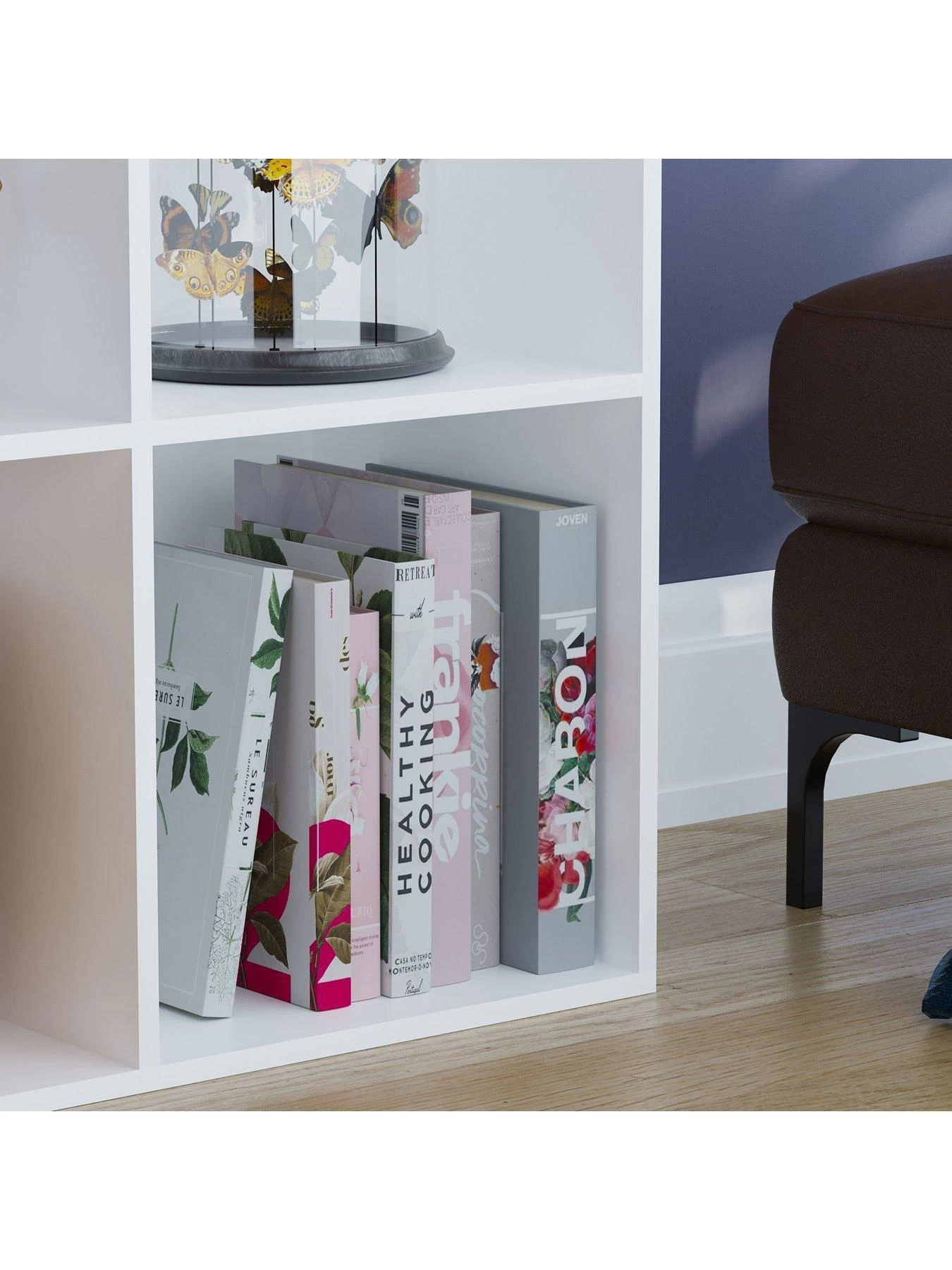 Vida Designs Durham 3 X 3 Cube Storage Unit - White 6 Vida Designs Durham 3 X 3 Cube Storage Unit - White - Image 4