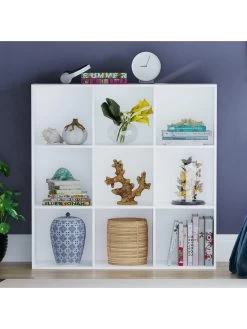 Vida Designs Durham 3 X 3 Cube Storage Unit - White 12 Vida Designs Durham 3 X 3 Cube Storage Unit - White -Home Comprehensive UVJ64 SQ6 0000000013 WHITE SLd2