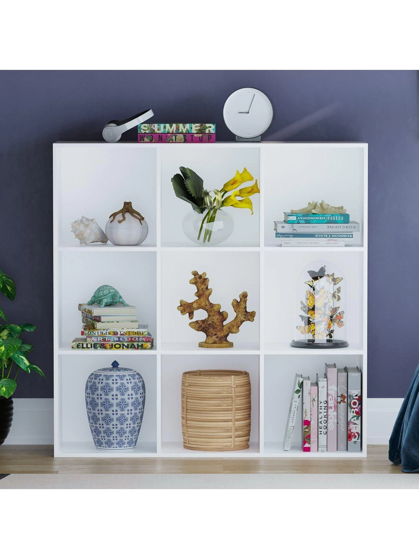 Vida Designs Durham 3 X 3 Cube Storage Unit - White 7 Vida Designs Durham 3 X 3 Cube Storage Unit - White - Image 5