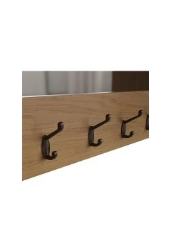 K-Interiors Shelton Ready Assembled Solid Wood Hall Bench Top 8 K-Interiors Shelton Ready Assembled Solid Wood Hall Bench Top -Home Comprehensive UW56R SQ3 0000000138 RUSTIC OAK SLa