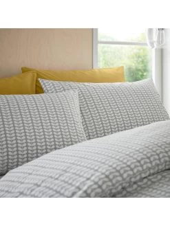 Orla Kiely Tiny Stem Duvet Cover - Cool Grey -Home Comprehensive UWMRH SQ4 0000000005 GREY SLd1