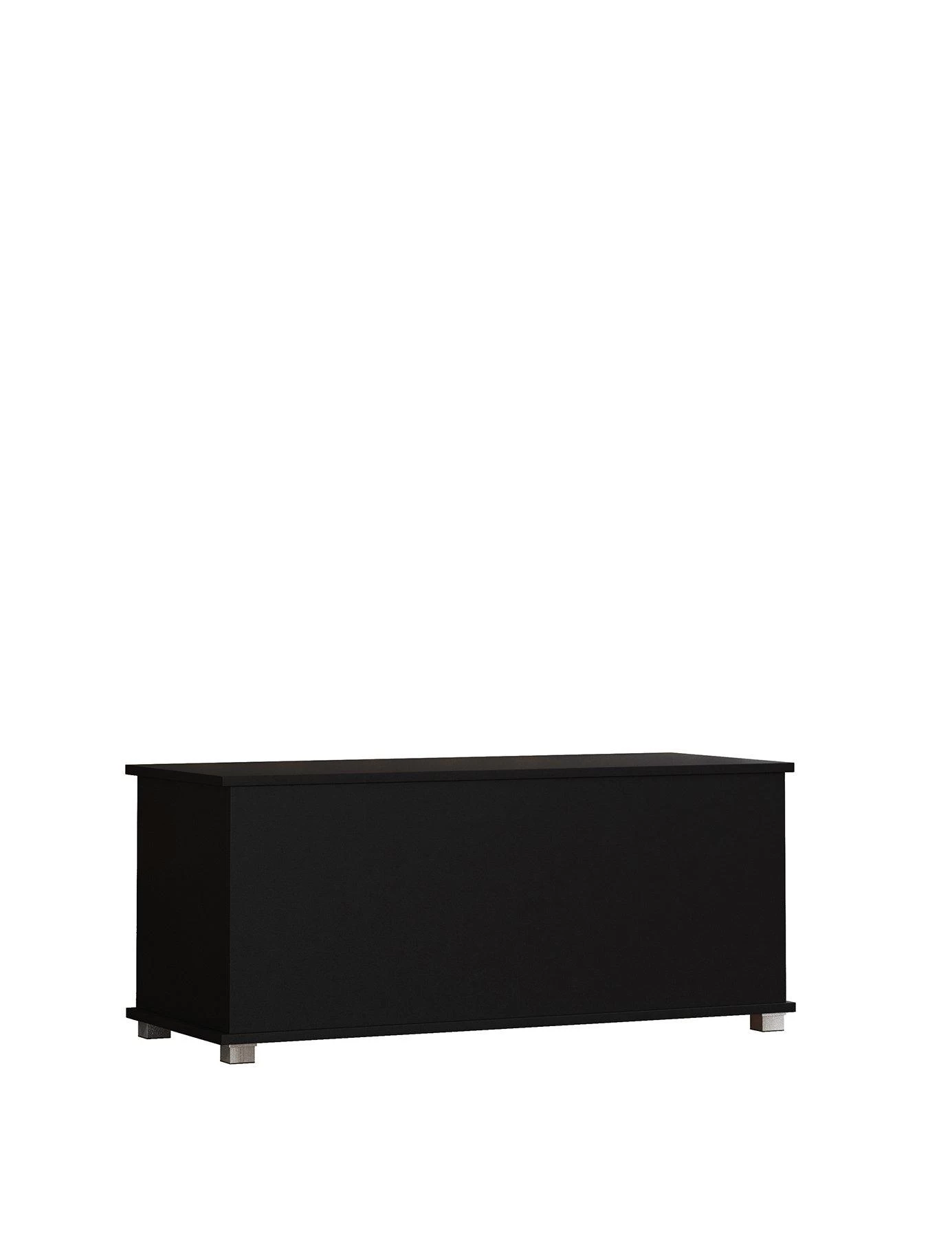 Vida Designs Leon Storage Ottoman - Black 3 Vida Designs Leon Storage Ottoman - Black