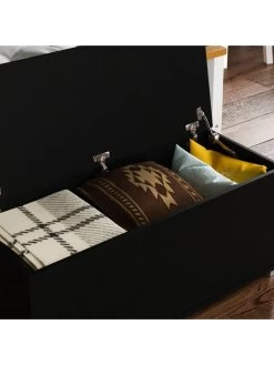 Vida Designs Leon Storage Ottoman - Black 13 Vida Designs Leon Storage Ottoman - Black -Home Comprehensive UWMSB SQ6 0000000004 BLACK SLd2