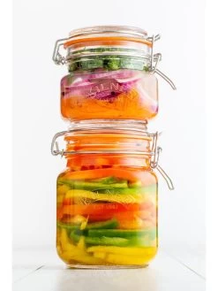 KILNER Set Of 3 1-Litre Clip Top Jars -Home Comprehensive UWVE2 SQ4 0000000647 CLEAR SLd2