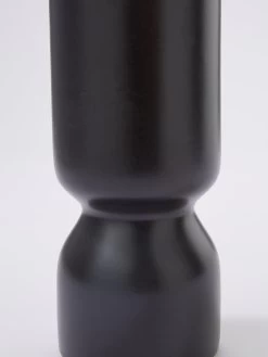 Very Home Black Hand-Finished Ceramic Vase -Home Comprehensive UWYFJ SQ3 0000004004 MATT BLACK SLd1