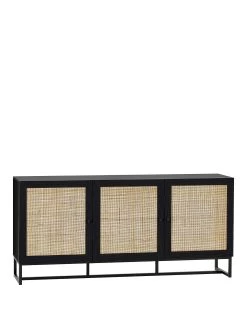 Julian Bowen Padstow 3 Door Sideboard - Black 8 Julian Bowen Padstow 3 Door Sideboard - Black -Home Comprehensive UX3MV SQ3 0000000004 BLACK SLa