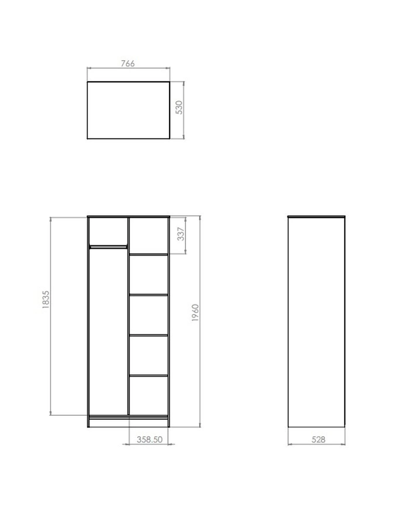 SWIFT Cube Ready Assembled Open Shelf Unit - Black - FSC® Certified 6 SWIFT Cube Ready Assembled Open Shelf Unit - Black - FSC® Certified - Image 4