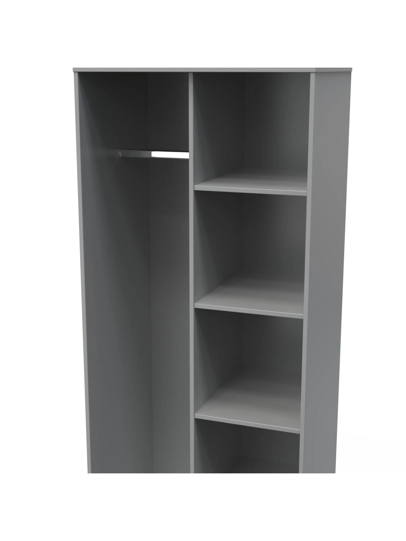 SWIFT Cube Ready Assembled Open Shelf Unit - Grey - FSC® Certified 6 SWIFT Cube Ready Assembled Open Shelf Unit - Grey - FSC® Certified - Image 4