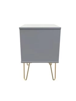 SWIFT Cube Ready Assembled 2 Drawer Bedside Chest - FSC® Certified 12 SWIFT Cube Ready Assembled 2 Drawer Bedside Chest - FSC® Certified -Home Comprehensive UY6HN SQ4 0000000005 GREY SLd