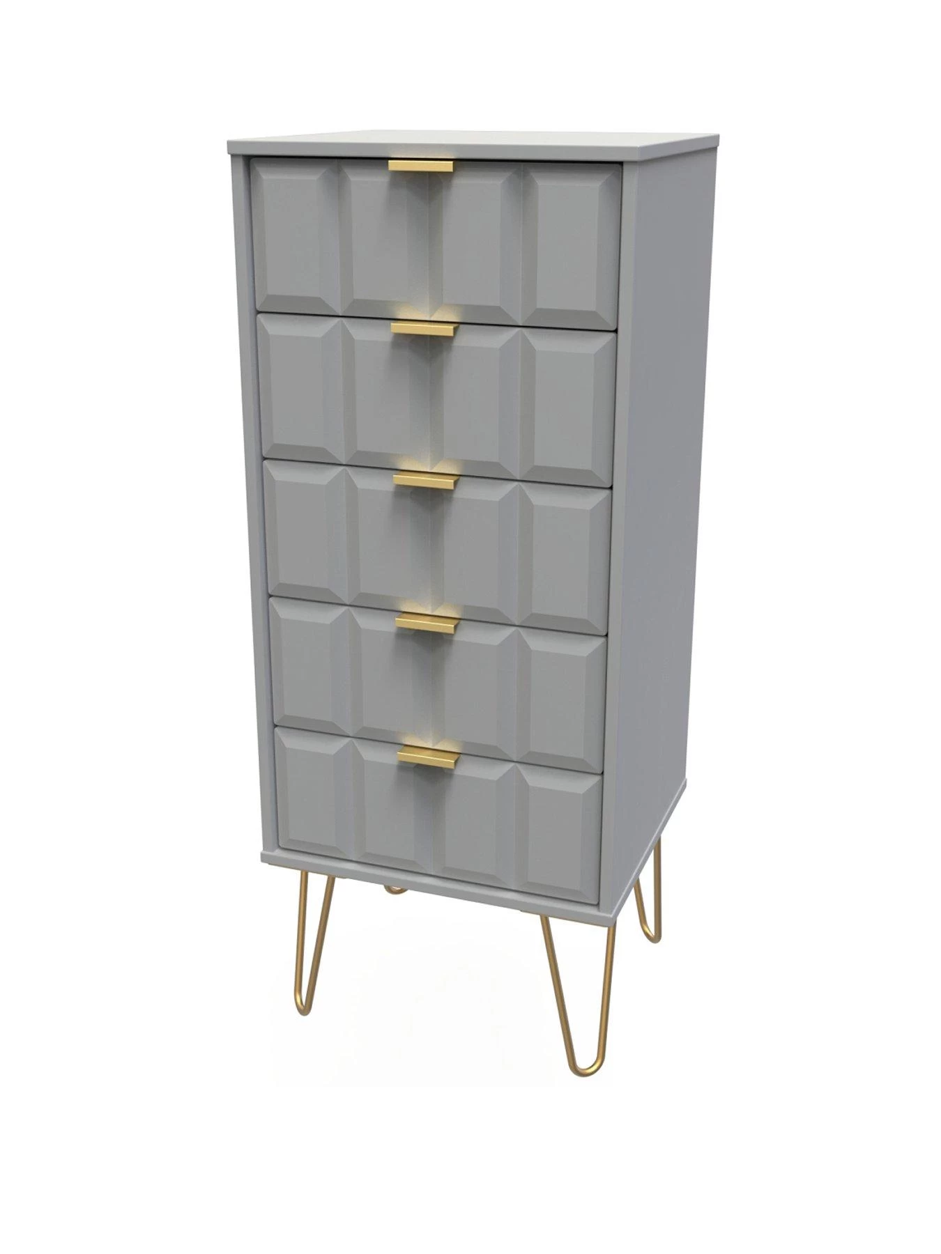 SWIFT Cube Ready Assembled 5 Drawer Tall Boy - FSC® Certified 5 SWIFT Cube Ready Assembled 5 Drawer Tall Boy - FSC® Certified - Image 3