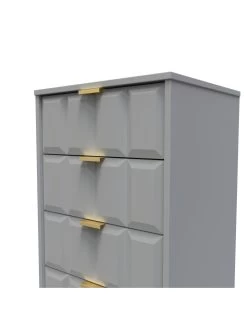SWIFT Cube Ready Assembled 5 Drawer Tall Boy - FSC® Certified 14 SWIFT Cube Ready Assembled 5 Drawer Tall Boy - FSC® Certified -Home Comprehensive UY6HQ SQ5 0000000005 GREY SLd1