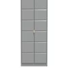 SWIFT Cube Ready Assembled 2 Door Wardrobe - FSC® Certified -Home Comprehensive UY6HS SQ1 0000000005 GREY SLf