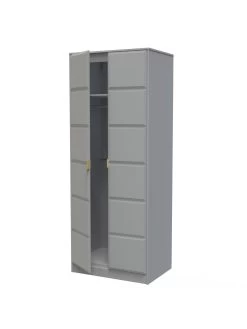 SWIFT Cube Ready Assembled 2 Door Wardrobe - FSC® Certified 15 SWIFT Cube Ready Assembled 2 Door Wardrobe - FSC® Certified -Home Comprehensive UY6HS SQ6 0000000005 GREY SLd2