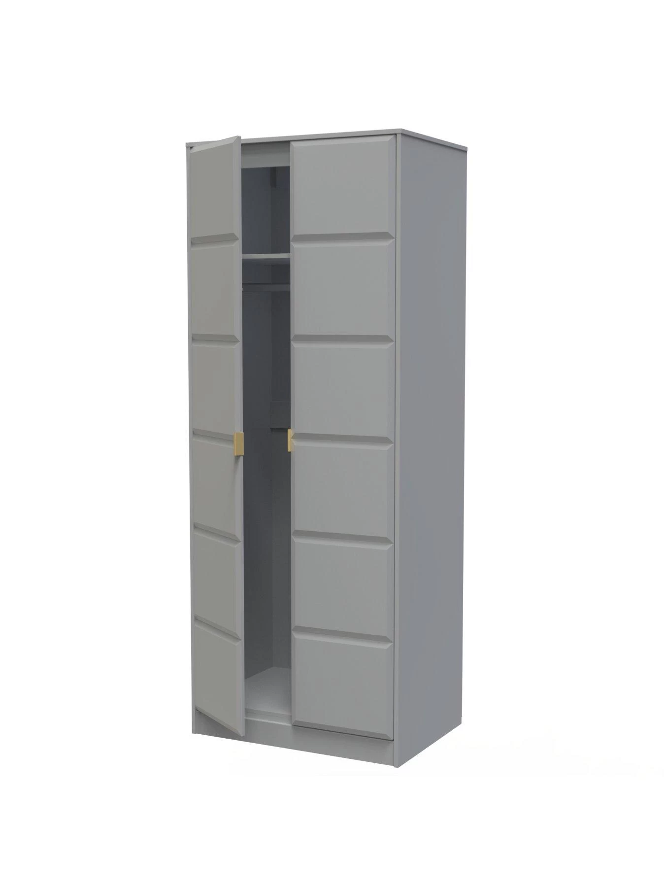 SWIFT Cube Ready Assembled 2 Door Wardrobe - FSC® Certified 8 SWIFT Cube Ready Assembled 2 Door Wardrobe - FSC® Certified - Image 6