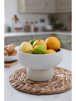 Chapter B Textured Ceramic Bowl -Home Comprehensive UY7FQ SQ3 0000000067 CREAM SLd1
