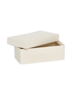 Chapter B Textured Ceramic Storage Box 9 Chapter B Textured Ceramic Storage Box -Home Comprehensive UY7FR SQ3 0000000067 CREAM SLd1