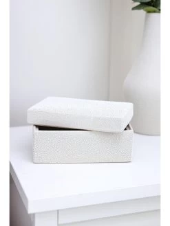 Chapter B Textured Ceramic Storage Box 10 Chapter B Textured Ceramic Storage Box -Home Comprehensive UY7FR SQ4 0000000067 CREAM SLd2