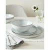 Denby White Speckle 12 Piece Dinner Set