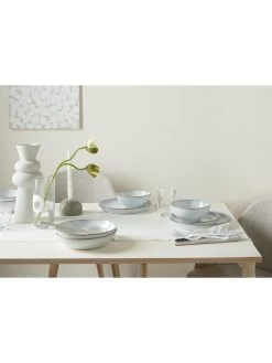 Denby White Speckle 12 Piece Dinner Set -Home Comprehensive UYLCM SQ6 0000000013 WHITE SLd4