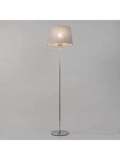 BHS Mira Stem Touch Floor Lamp -Home Comprehensive UZFGS SQ4 0000011553 CHROME GREY SLd1