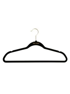 Style Sisters Slimline Velvet Clothes Hangers – Pack Of 30 -Home Comprehensive UZFH4 SQ2 0000000004 BLACK SLd