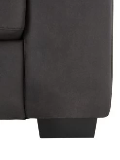 Very Home Danielle Faux Leather Left Hand Chaise Sofa - Black - FSC® Certified -Home Comprehensive UZLRY SQ5 0000000004 BLACK SLd1