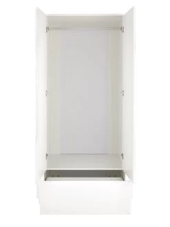 Very Home Gleam Gloss 2 Door, 1 Drawer Wardrobe -Home Comprehensive V24B4 SQ4 0000000013 WHITE SLd
