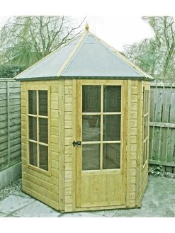 Shire Gazebo 6 X 6 Pressure Treated Summerhouse -Home Comprehensive V3JVZ SQ3 0000000088 NO COLOR SLd1