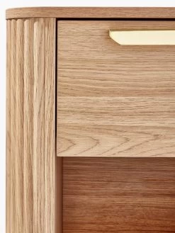Very Home Carina 1 Drawer Bedside Chest - Oak -Home Comprehensive V3RCV SQ5 0000000006 OAK SLd1