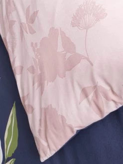 Catherine Lansfield Opulent Floral Reversible Duvet Cover Set - Navy 12 Catherine Lansfield Opulent Floral Reversible Duvet Cover Set - Navy -Home Comprehensive V48NH SQ5 0000000048 NAVY SLd2