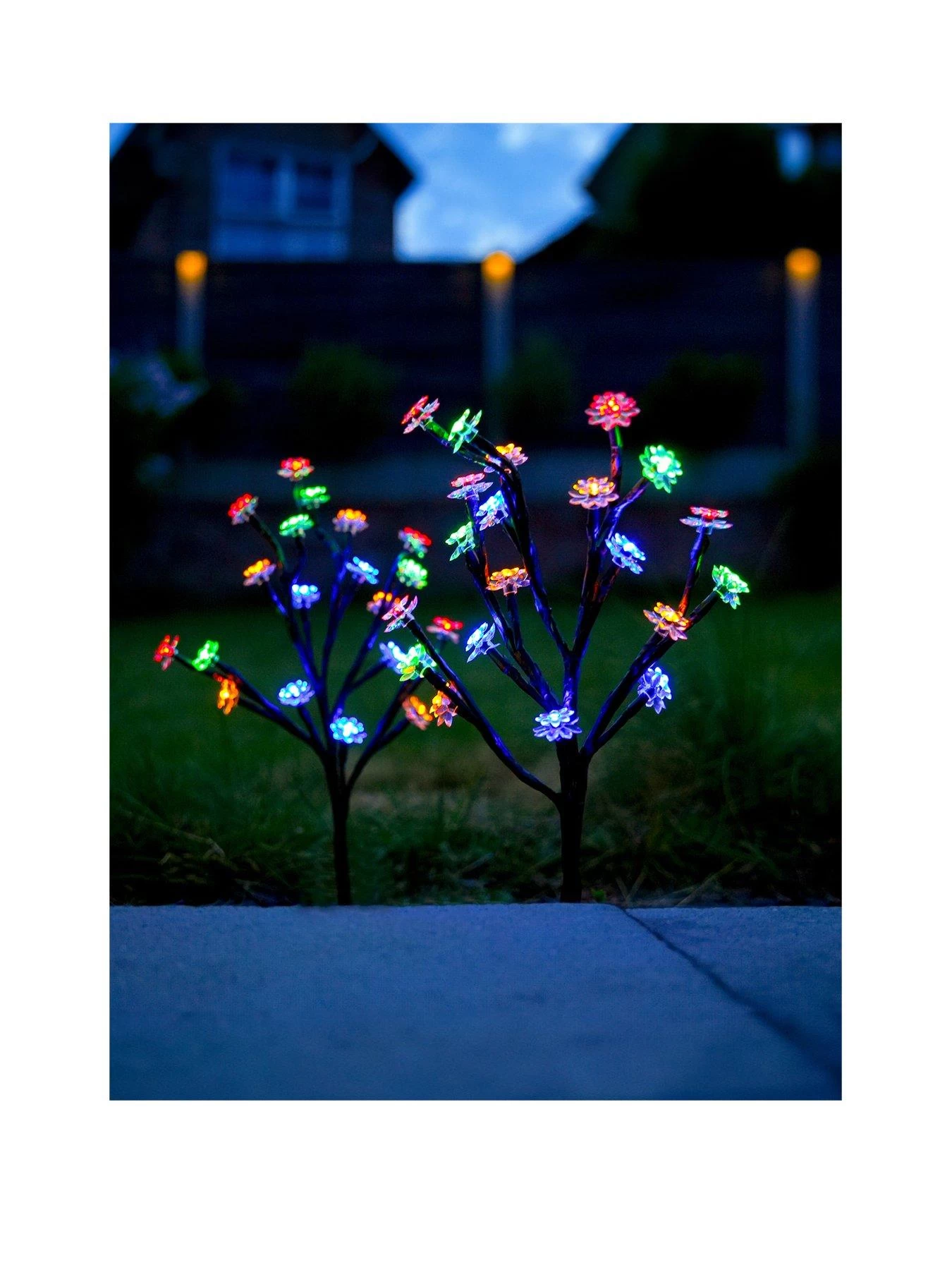Streetwize Solar Flower Tree Lights - Pack Of 2 3 Streetwize Solar Flower Tree Lights - Pack Of 2
