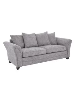 Very Home Dury Chunky Weave 3 Seater Sofa - Grey - FSC® Certified -Home Comprehensive V498W SQ4 0000000005 GREY SLa