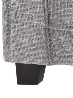 Very Home Dury Chunky Weave 3 Seater Sofa - Grey - FSC® Certified -Home Comprehensive V498W SQ6 0000000005 GREY SLd1