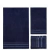 Catherine Lansfield Java Stripe Towel Bale 1 Catherine Lansfield Java Stripe Towel Bale -Home Comprehensive V4Z3L SQ1 0000000048 NAVY SLf