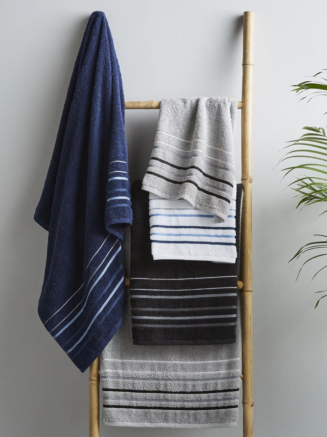 Catherine Lansfield Java Stripe Towel Bale 5 Catherine Lansfield Java Stripe Towel Bale - Image 3