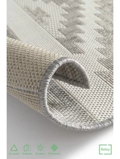 Very Home Hydroflex Indoor/Outdoor Diamond Runner -Home Comprehensive V52MG SQ4 0000000444 GREY WHITE SLd1