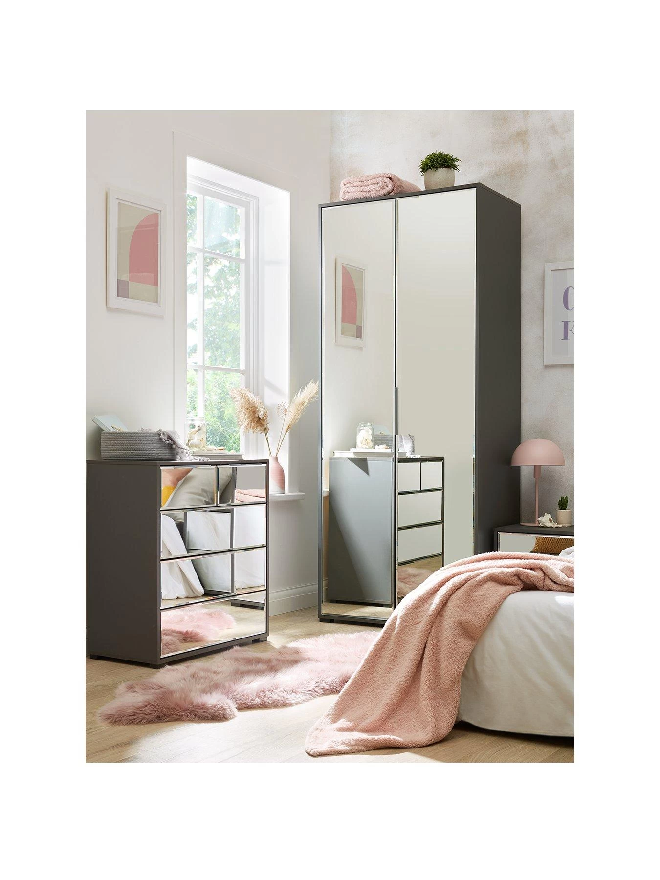 Very Home Mila Mirror 2 Door Wardrobe - FSC® Certified 3 Very Home Mila Mirror 2 Door Wardrobe - FSC® Certified
