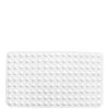 AQUALONA White Bubbles Non-Slip Safety Bath Mat 