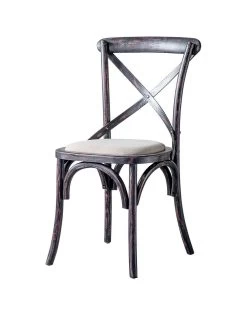 Gallery Pair Of Pinsons Dining Chairs - Black -Home Comprehensive V76NK SQ3 0000000004 BLACK SLa