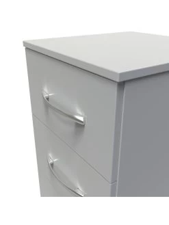 SWIFT Elton Ready Assembled 3 Drawer Bedside Chest - FSC® Certified -Home Comprehensive V7QRU SQ4 0000000005 GREY SLd