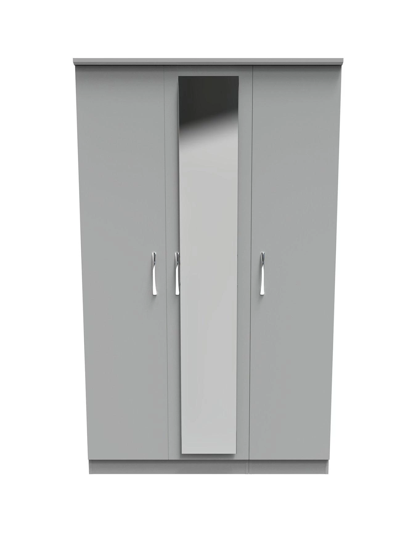 SWIFT Elton Part Assembled 3 Door Mirrored Wardrobe - FSC® Certified 3 SWIFT Elton Part Assembled 3 Door Mirrored Wardrobe - FSC® Certified