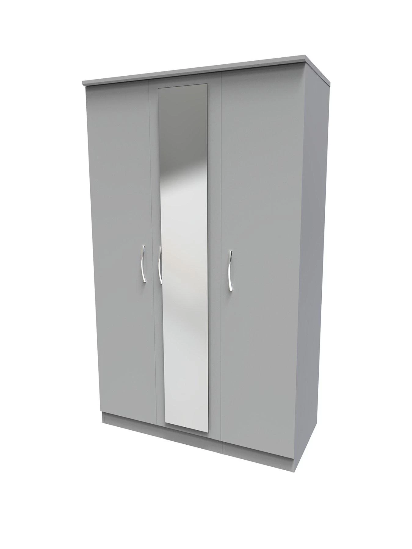 SWIFT Elton Part Assembled 3 Door Mirrored Wardrobe - FSC® Certified 5 SWIFT Elton Part Assembled 3 Door Mirrored Wardrobe - FSC® Certified - Image 3