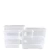 Wham Set Of 7 Crystal Storage Boxes 1 Wham Set Of 7 Crystal Storage Boxes -Home Comprehensive V7SWV SQ1 0000000647 CLEAR SLf