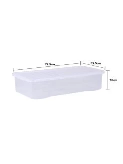 Wham Set Of 5 Crystal Storage Boxes – 42-litre Capacity 9 Wham Set Of 5 Crystal Storage Boxes – 42-litre Capacity -Home Comprehensive V7SWZ SQ3 0000000647 CLEAR SLd1