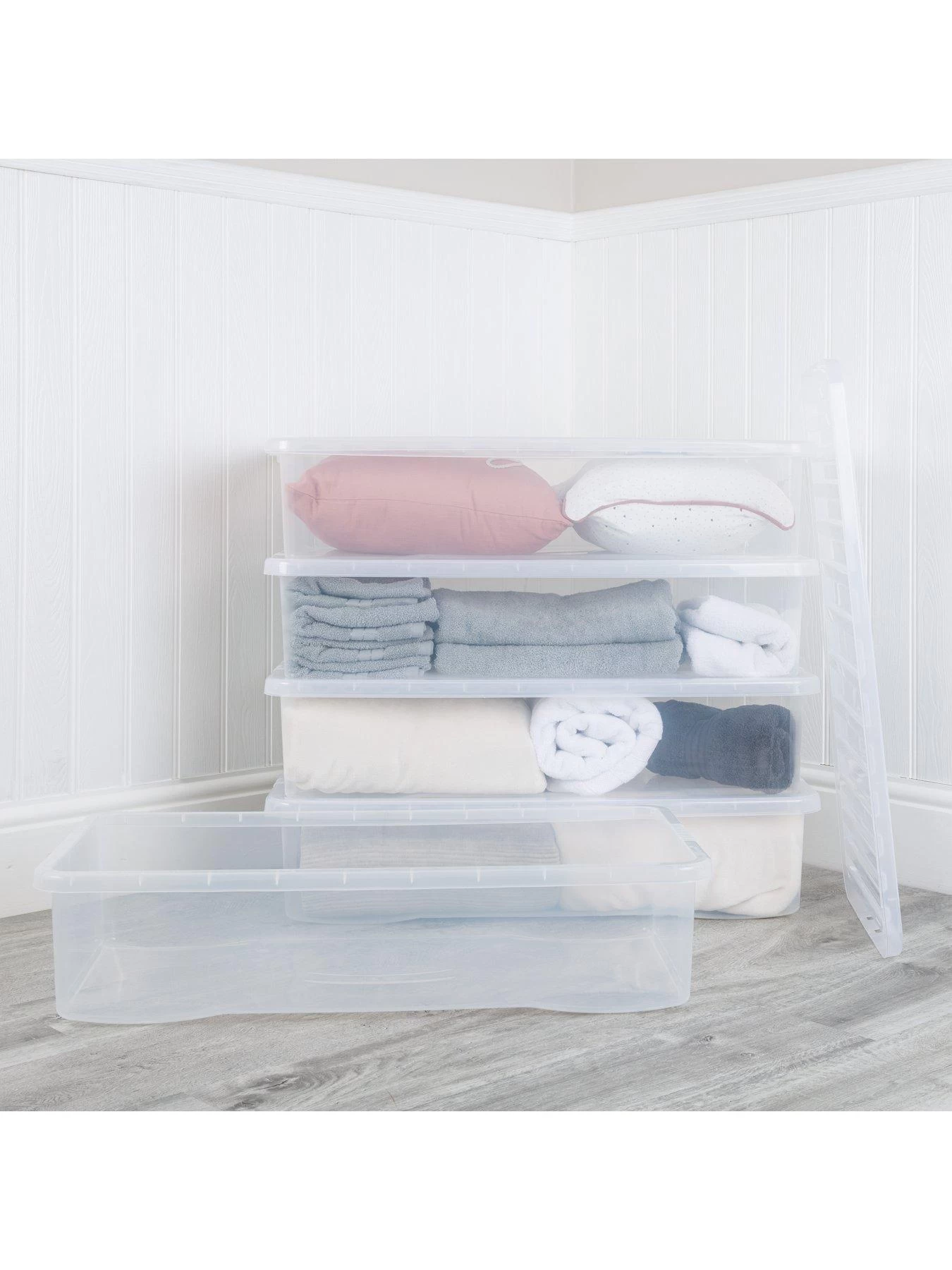 Wham Set Of 5 Crystal Storage Boxes – 42-litre Capacity 7 Wham Set Of 5 Crystal Storage Boxes – 42-litre Capacity - Image 5