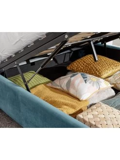 GFW Pettine End Lift Ottoman Bed - Teal 10 GFW Pettine End Lift Ottoman Bed - Teal -Home Comprehensive V7V2S SQ3 0000000082 TEAL SLd