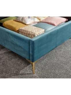 GFW Pettine End Lift Ottoman Bed - Teal 12 GFW Pettine End Lift Ottoman Bed - Teal -Home Comprehensive V7V2S SQ5 0000000082 TEAL SLd2