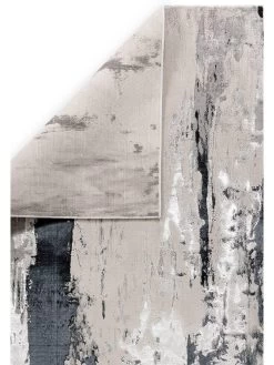 Asiatic Aurora Glacier Rug -Home Comprehensive V7WJD SQ4 0000000954 SILVER BLACK SLd1