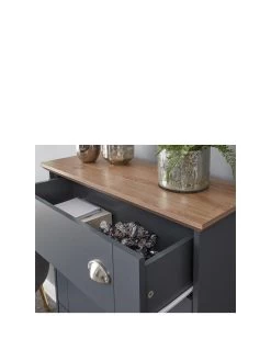 GFW Kendal Deluxe Shoe Cabinet - Blue -Home Comprehensive V7Y6E SQ3 0000000020 BLUE SLa