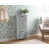 GFW Bergen Three Tier Shoe Cabinet - Grey 2 GFW Bergen Three Tier Shoe Cabinet - Grey -Home Comprehensive V7Y77 SQ1 0000000005 GREY RSr
